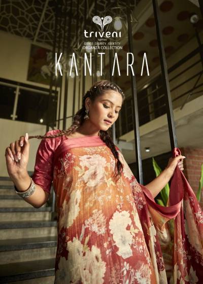 Kantara By Triveni Fancy Organza Saree Collection